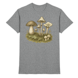 Unisex Forest Floor Shirt by Arvenzo in sports grey meliert, featuring a front view of the premium casual shirt.
