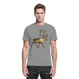 Unisex Arvenzo Tundra Walk Shirt in sports grey meliert, front view showcasing casual fit and soft fabric.