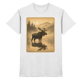 Front view of Arvenzo Calm Shore Unisex Shirt in white, showcasing a relaxed fit and soft fabric for casual wear.