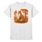 Front view of Arvenzo Ember Trail unisex white shirt with a sleek, premium design and comfortable fit.